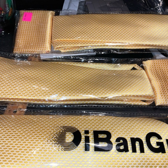 DiBanGu Solid Tie Men's Silk Tie Handkerchief Woven Necktie & Pocket Square NEW - Picture 3 of 16